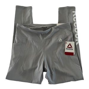 Girls Reebok Leggings Gray Size 14/16